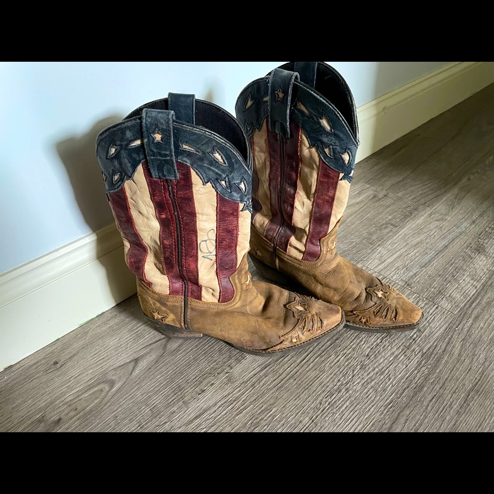 Dan Post Stars & Stripes Cowboy Boots